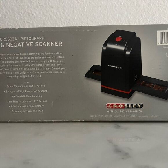Crosley Yesterday Today Tomorrow Slide Negative Scanner Digital New Open Box - Picture 5 of 6